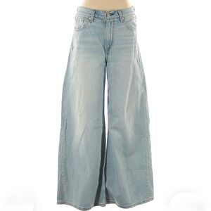 Levi's Blue Flare Wide Leg Jeans